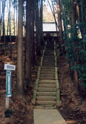 石段を上ると聖観音堂