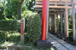 鳥居の向かって左前から