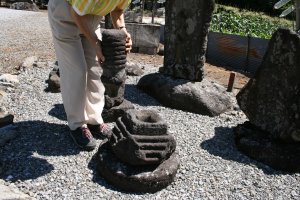 笠から相輪がはずれます