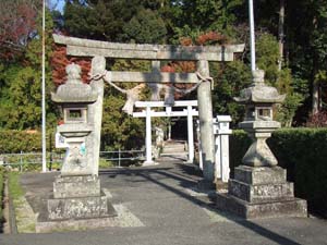 家城神社の一の鳥居