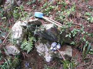 鏡石の水