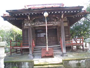 欠真間不動堂の正面