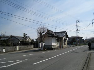 富士正駐車場から見た五貫島観音堂