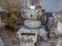 水鉢の水をイボにつけるとイボが取れる