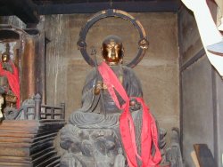 木彫りのいぼとり地蔵尊