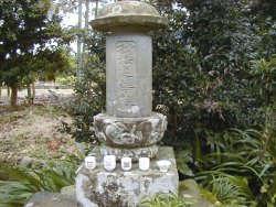 茶碗の水をいぼにつけて祈る。